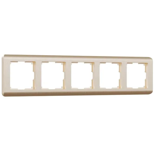 Рамка из поликарбоната на 5 постов Stream шампань W0052111 - фото