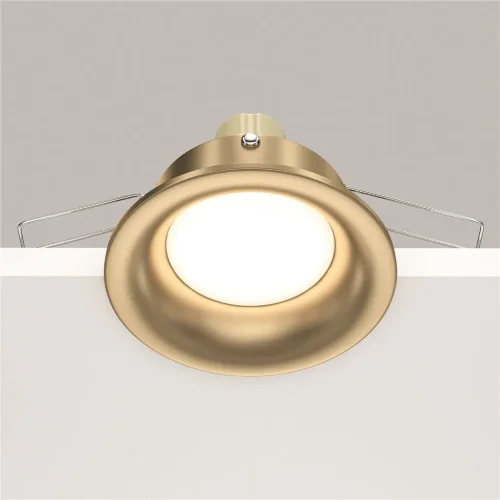 Встраиваемый светильник Slim GU10 1x10Вт (Матовое Золото) - фото 3