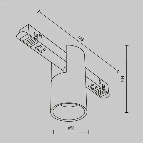 Трековый светильник Alfa Exility 2700-6000K 7Вт 50° Dim Smart (Черный) - фото 12