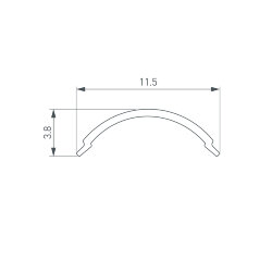 Экран SL-KANT-H10 ROUND OPAL (Arlight, Пластик)