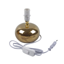 UML-B307 E14 GOLD-COPPER Светильник настольный декоративный под лампу Е14, 40W, Механический выключатель, Золотой-Медный