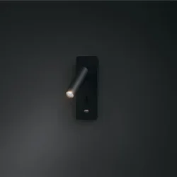 Встраиваемый настенный светильник (бра) Mirax 3000К 3Вт IP 20 (Черный)