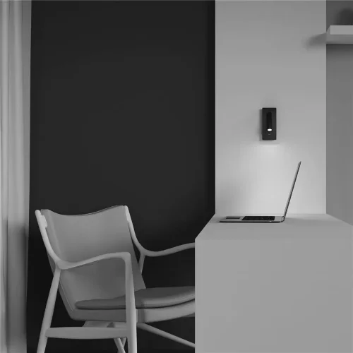 Встраиваемый настенный светильник (бра) Mirax 3000К 3Вт IP 20 (Черный) - фото 4