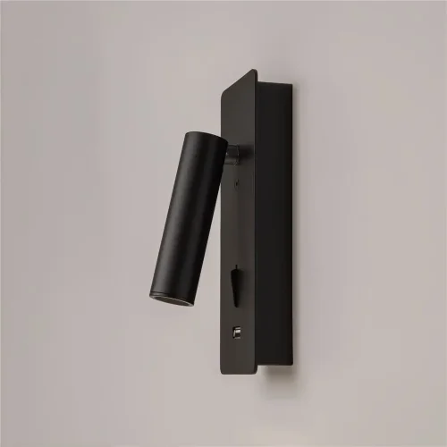 Встраиваемый настенный светильник (бра) Mirax 3000К 3Вт IP 20 (Черный) - фото 15