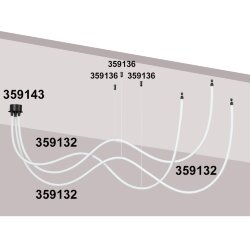 База для накладного монтажа светильников 359128-359133 «Novotech» 359143, серия: RAMO