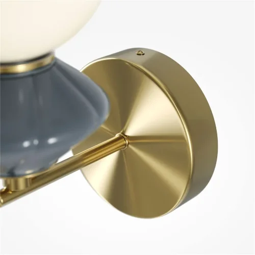 Настенный светильник (бра) Brosche 3000K 5Вт (Латунь) - фото 5