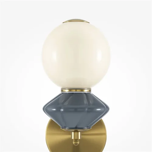 Настенный светильник (бра) Brosche 3000K 5Вт (Латунь) - фото 3