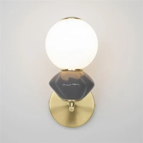 Настенный светильник (бра) Brosche 3000K 5Вт (Латунь) - фото 15