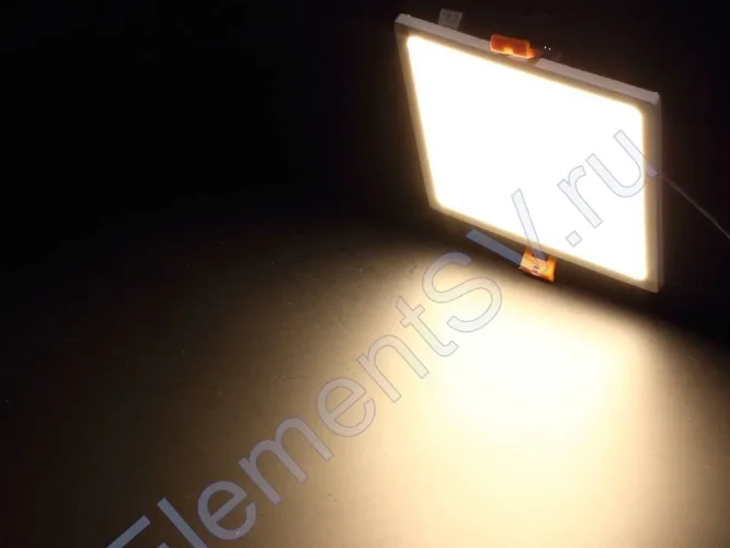 Светодиодный светильник MBD-101 MB16 (16W, square, warm white) - фото.