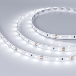 Светодиодная лента RT-А60-8mm 12V White6000 (4.8 W/m, IP20, 2835, 5m) (Arlight) 010522(2)