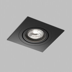 Встраиваемый светильник PRIME, GU5.3, до 15 Вт, LED, IP20, черный, алюминий, Denkirs DK-DH2021-BK