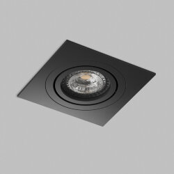 Встраиваемый светильник PRIME, GU5.3, до 15 Вт, LED, IP20, черный, алюминий, Denkirs DK-DH2021-BK