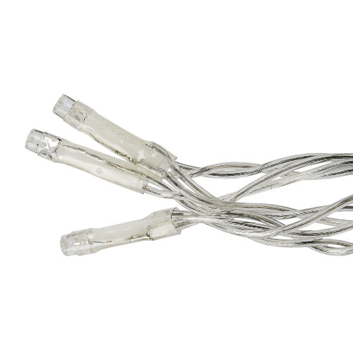 ULD-B50006-880-TTK WW-WH IP44 Бахрома светодиодная с эффектом мерцания, 50м, Соединяемая, 880 светодиодов, Теплый белый и белый свет, Провод прозрачный - фото 3