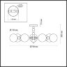Люстра потолочная «LUMION» 6525/7C, серия: SUNDAY (крепление на планке). Фото 2.