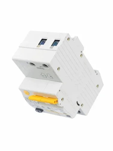 Выключатель автоматический дифференциального тока 2п C 25А 30мА тип AC 4.5кА АД-12 KARAT IEK MAD10-2-025-C-030 - фото 8