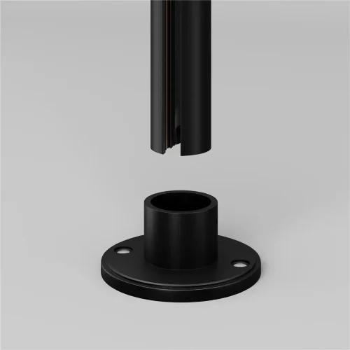 Основание напольное для круглого шинопровода Levity (Черный) - фото 4