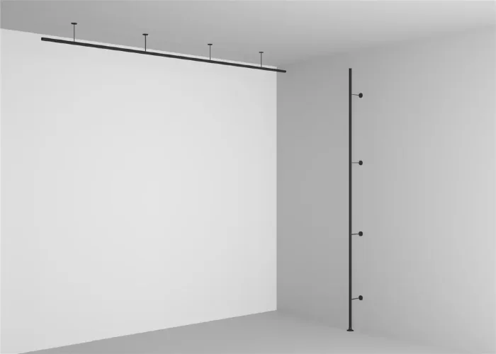 Основание напольное для круглого шинопровода Levity (Черный) TRA184BC-R-11B - фото 7