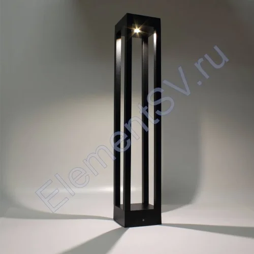 Уличный светильник столбик JH-BD-B18 DHL38 (220V, 7W, черный корпус, 600mm, IP65, warm white) - фото 2.