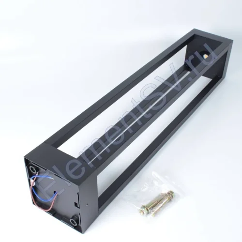 Уличный светильник столбик JH-BD-B18 DHL38 (220V, 7W, черный корпус, 600mm, IP65, warm white) - фото 3.