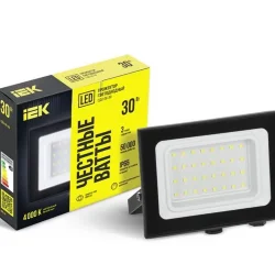 Прожектор светодиодный СДО 06-30 4000К IP65 черн. IEK LPDO601-30-40-K02