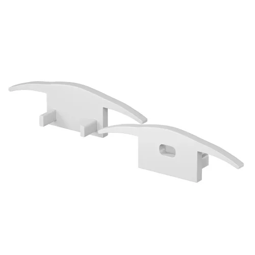 Комплект заглушек (для профиля ALM-3710-S-2M) 2 шт. 642085 (Белый) - фото