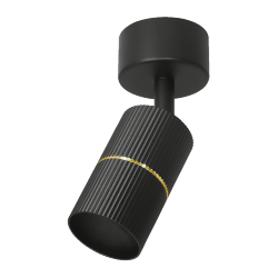 Светильник WOLTA WSL-GU10/18BG-2 под лампу GU10 Черный / золотой NIMB