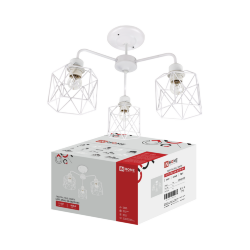 Люстра под лампу LOFT ATIKO-СN-3E27R-WH 3хЕ27 белый IN HOME