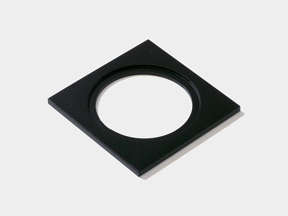 'Рамка для MINI COMBO, квадратная, черная алюминиевая, MINI-COMBO-S1-BL. Фото 2