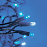 ULD-S1000-120-TBK BLUE-WHITE IP67 Гирлянда светодиодная с эффектом мерцания, 10м, Соединяемая, 120 светодиодов, Синий и белый свет, Провод черный - фото 2