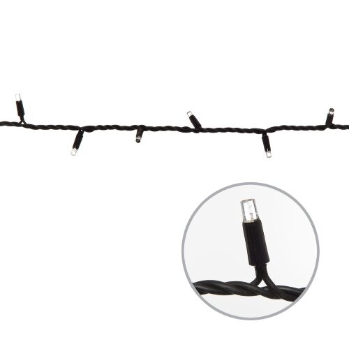 ULD-S1000-120-TBK BLUE-WHITE IP67 Гирлянда светодиодная с эффектом мерцания, 10м, Соединяемая, 120 светодиодов, Синий и белый свет, Провод черный - фото 10