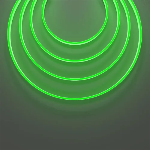 Гибкий неон 10x4 24В 9,6 Вт/м Green IP67 5м (Белый) - фото 4