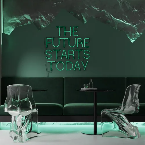 Гибкий неон 10x4 24В 9,6 Вт/м Green IP67 5м (Белый) - фото 7