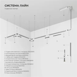 Ввод питания никель 85005/00 система Лайн 85005/00 (072716)