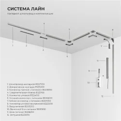 Ввод питания никель 85005/00 система Лайн 85005/00 (072716)