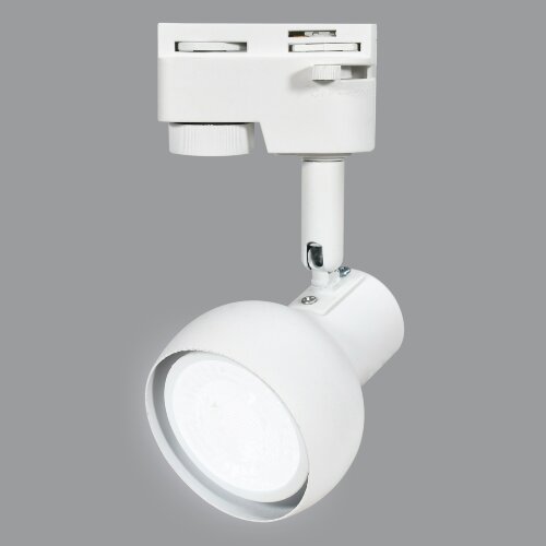 UBL-Q322 GU10 WHITE Светильник-прожектор трековый, Под лампу GU10, Корпус белый - фото 3