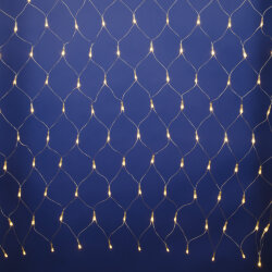 ULD-N1815-180-DTA WARM WHITE IP20 Сетка светодиодная с контроллером, 1.8х1.5м, 180 светодиодов, Теплый белый свет, Провод прозрачный.