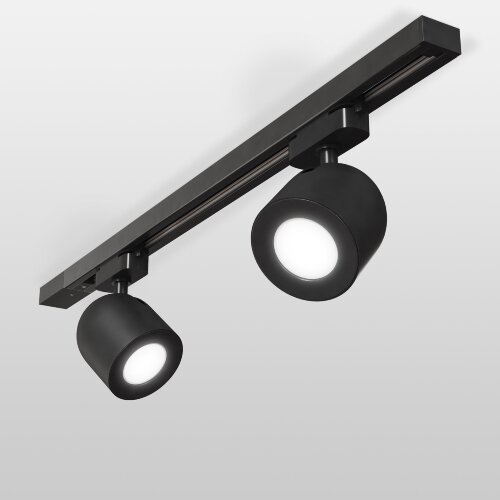 Трековый светильник для однофазного шинопровода Ogma GU10 черный - Фото 2