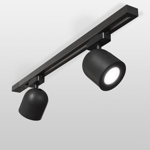 Трековый светильник для однофазного шинопровода Ogma GU10 черный - Фото 3