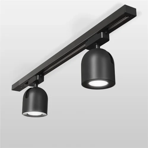 Трековый светильник для однофазного шинопровода Ogma GU10 черный MRL 1005 - фото 6