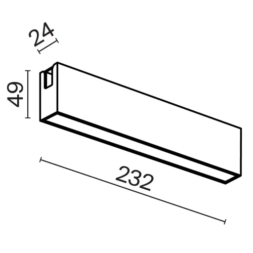 Трековый светильник Базис / Basis Flarity 3000K 12Вт 120° (Черный) TR151-1-12W3K-B - фото 9