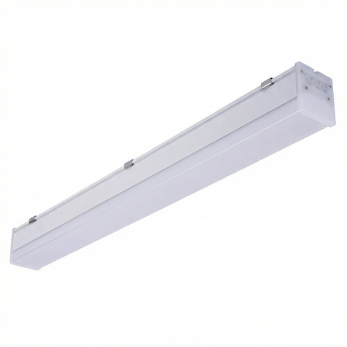 ULO-N10A-40W-4000K-L120 IP40 WHITE Светильник линейный светодиодный подвесной, Прямой, 120см, Белый свет 4000K, 4000Лм, Алюминий, Цвет белый, TM Uniel - фото 1