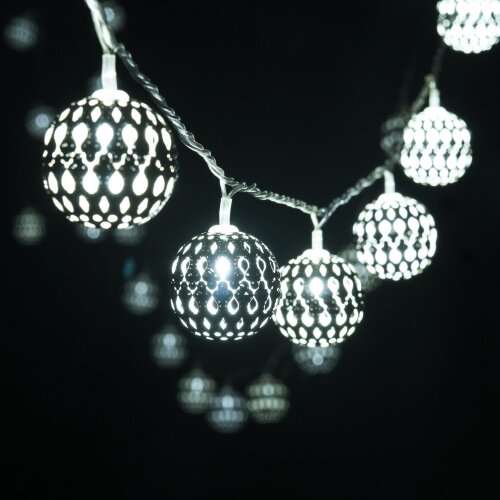 Гирлянда нить хром перламутровый с эффектом мерцания 2,8м IP20 - Фото 3