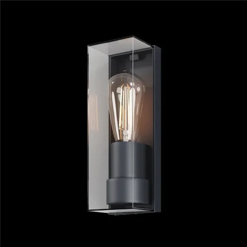 Настенный светильник (бра) Conf E27x1 15Вт IP 65 (Графит) - фото 3