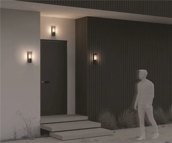 Настенный светильник (бра) Conf E27x1 15Вт IP 65 (Графит) - фото 7