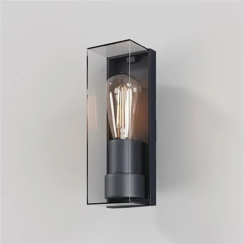 Настенный светильник (бра) Conf E27x1 15Вт IP 65 (Графит) - фото 11