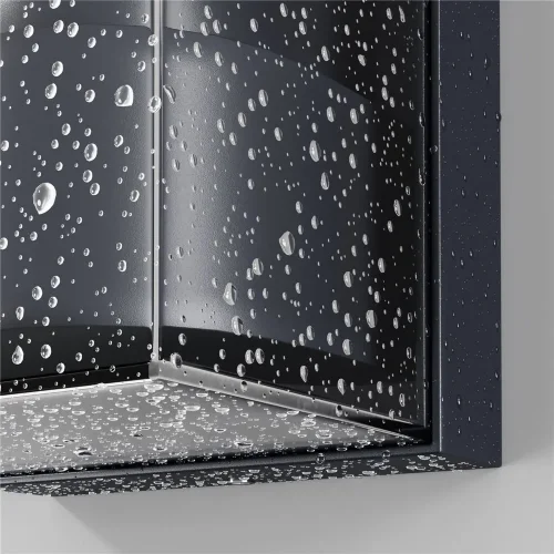 Настенный светильник (бра) Conf E27x1 15Вт IP 65 (Графит) - фото 12