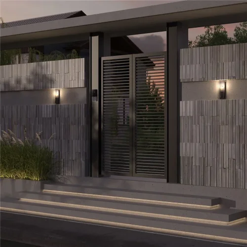 Настенный светильник (бра) Conf E27x1 15Вт IP 65 (Графит) - фото 16