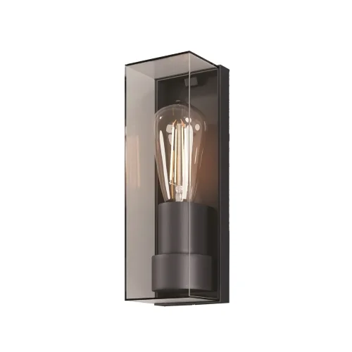 Настенный светильник (бра) Конф / Conf E27x1 15Вт IP 65 (Графит) O450WL-01GF - фото