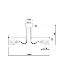 Люстра Ампера / Ampera (Хром) FR2023PL-05CH