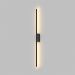 Светильник настенный TRIXRAY, 6.5Вт, 780?мм, 3000К, алюминий, черный, Denkirs DK5082-BK